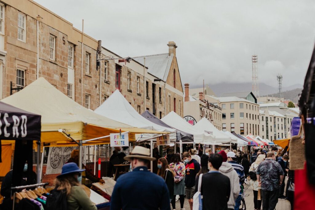 Salamanca Market, Hobart, Tasmania