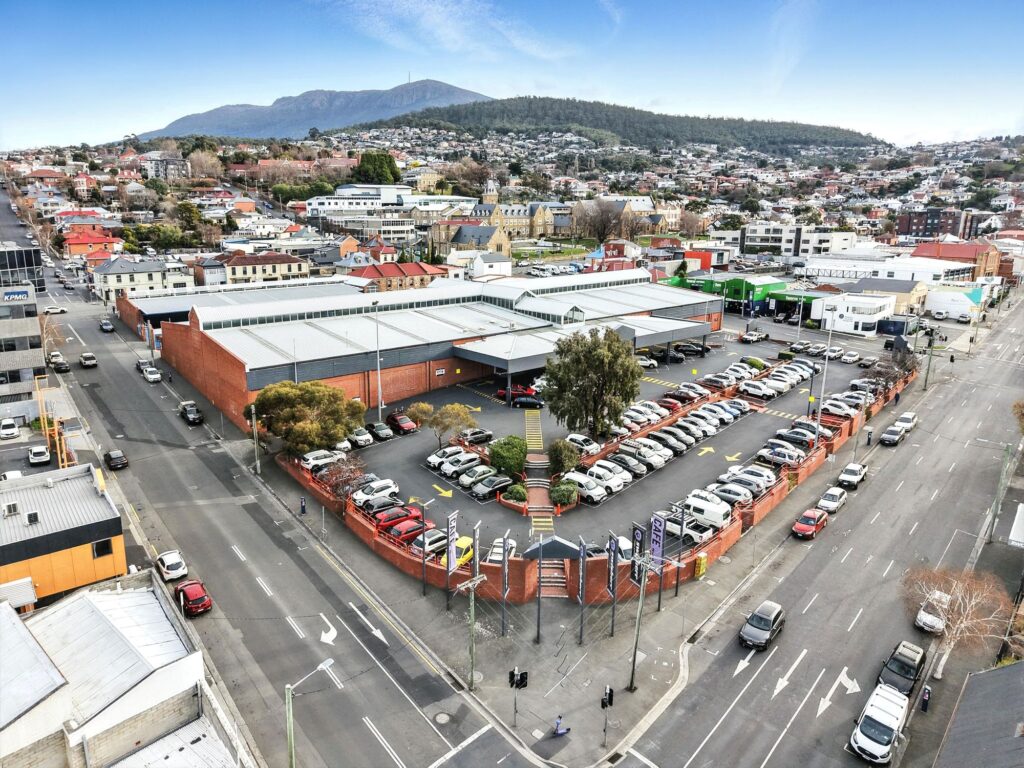 The former K&D site in the centre of Hobart